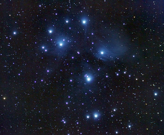 خوشه‌ ستاره ای پروین(Pleiades)