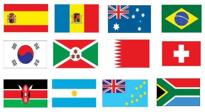 عکس پرچم تمام کشور های دنیا